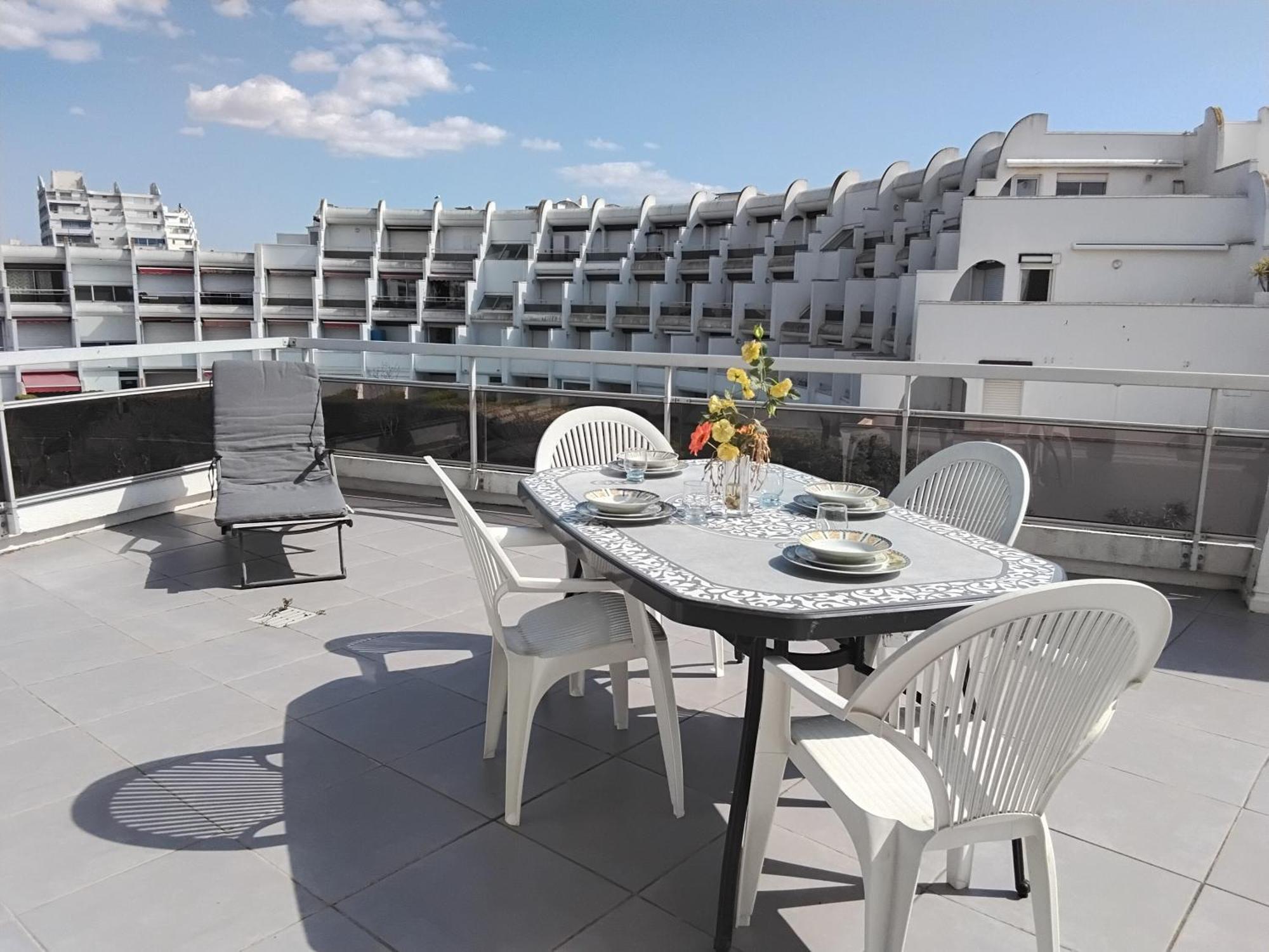 Vittoria Immobilier 10 - Reglement Sur Place -Cheques Vacances Acceptes La Grande-Motte Habitación foto